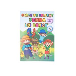 Carte de colorat B5 Ferma lui bunicu'
