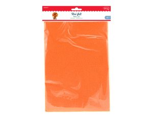 Accesorii craft - AD081P Fetru portocaliu set 4 DACO