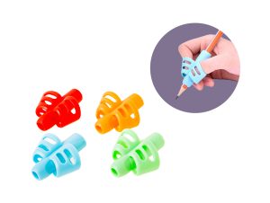 Grip cauciuc Set 4 pentru creioane DACO