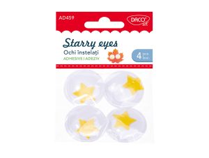 Accesorii craft - AD459 Ochi înstelați set 4 DACO
