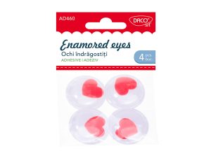 Accesorii craft - AD460 Ochi îndrăgostiți set 4 DACO