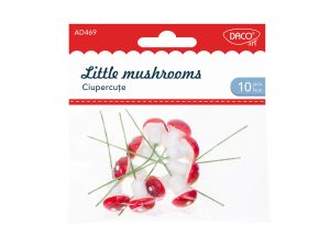 Accesorii craft - AD469 Ciupercuțe set 12 DACO