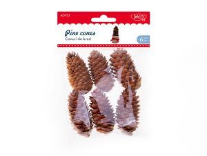 Accesorii craft - AD753 Conuri de brad set 6 DACO