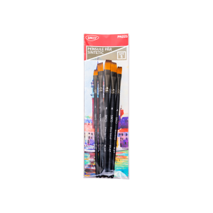Pensule set 5 păr sintetic vârf drept DACO PN225