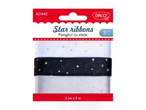 Accesorii craft - AD442 Panglici cu stele DACO