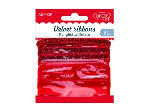 Accesorii craft - AD443R Panglici catifelate DACO