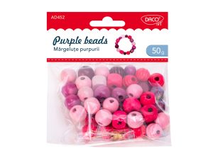 Accesorii Craft - AD452 Mărgeluțe purpurii DACO