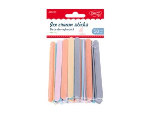 Accesorii craft - AD453 Bețe de-nghețată pastel DACO