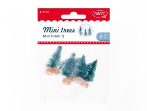 Accesorii craft - AD758 Mini brăduți DACO