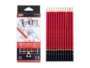 Creion negru grafit 2H…8B CG7012 DACO