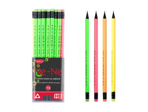 Creion negru cu radieră NE-NE DACO CG201