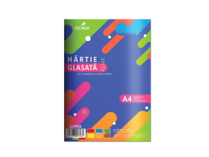 Hârtie glasată autocolantă 6 file/set ECADA