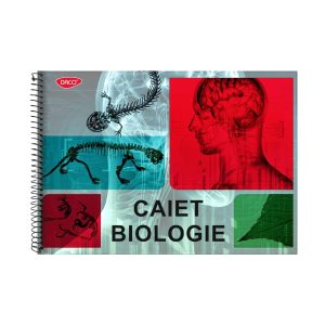 Caiet A4 biologie spiră 24 file DACO