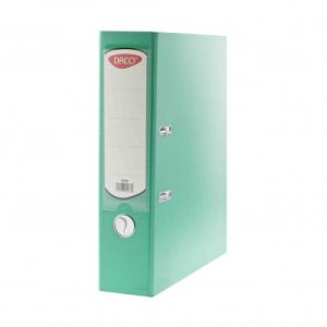 Biblioraft plastifiat 75 mm Turcoaz DACO