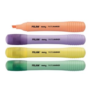 Marker evidențiator pastel Sway set 4 MILAN