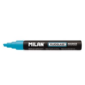 Marker pentru sticlă Fluoglass Albastru MILAN