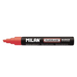 Marker pentru sticlă Fluoglass Roșu MILAN
