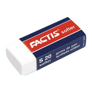 Radieră dreptunghiulară S20 FACTIS