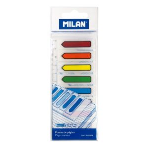 Bloc notes adeziv index 8x45x12 mm săgeți MILAN (Post-it)