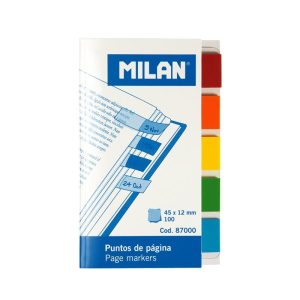Bloc notes adeziv index 5x45x12 mm Transparent MILAN (Post-it)