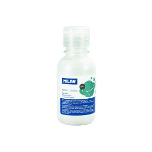 Tempera 125 ml Alb metalizat MILAN