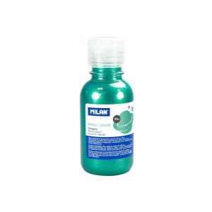 Tempera 125 ml Verde metalizat MILAN