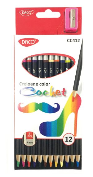Creion color 12 culori Cochet DACO