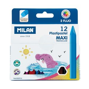 Creion color 12 cerat Triunghiular MILAN