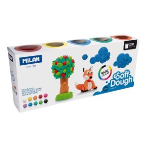 Plastilină ușoară 10x85 g MILAN