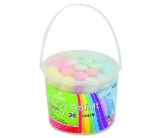 Cretă color asfalt 20/set ECADA