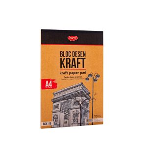 Bloc A4 hârtie Craft 115 g 50 file DACO BD4115