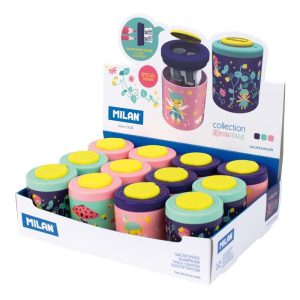 Ascuțitoare plastic dublă cu container Fairy Tale MILAN