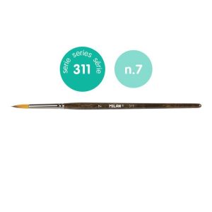 Pensulă seria 311 nr. 7, Set 6 MILAN