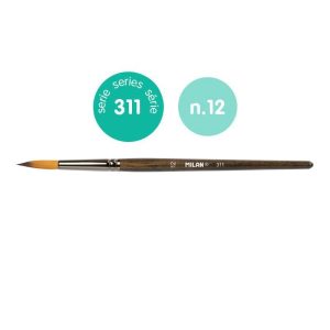 Pensulă seria 311 nr. 12, Set 6 MILAN