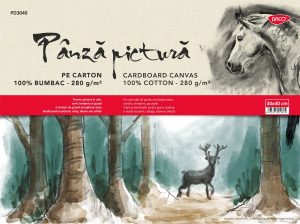 Pânză pictură pe carton 30x40 cm DACO
