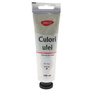 Culori ulei 100 ml Alb DACO