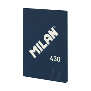 Caiet A4 48 file matematică cusut Albastru MILAN