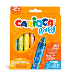 Creion cerat 8 culori CARIOCA BABY