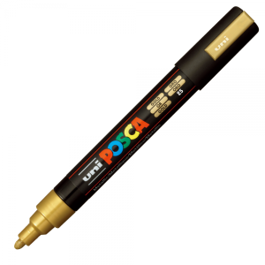 Marker acril POSCA PC-5M auriu 25