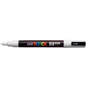 Marker acril POSCA PC-3M alb 1