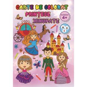 Carte Colorat Prințese minunate