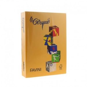 Hârtie colorată 80g/mp A4 201 galben auriu FAVINI