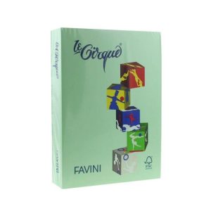 Hârtie colorată 80g/mp A4 107 verde deschis FAVINI