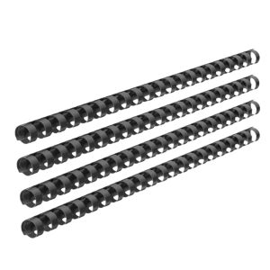 Inele îndosariere 8 mm Set 100 Negru ECADA
