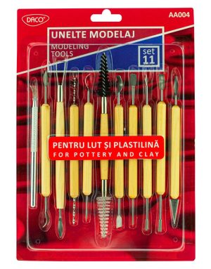 Accesorii modelaj - Unelte modelaj Set 11 DACO
