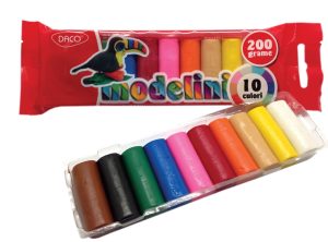 Plastilină 10x20 g Modelini DACO