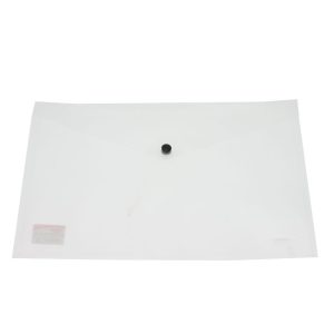 Mapă plastic plic cu capsă A4 Transparent DACO