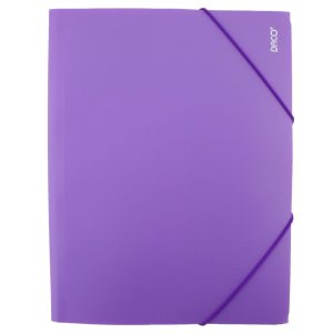 Mapă plastic cu elastic A4 Mov DACO