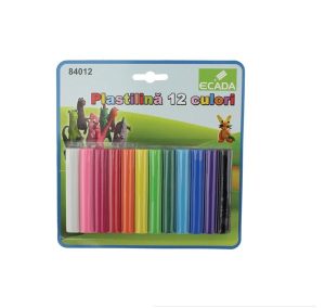 Plastilină 12x15 g ECADA