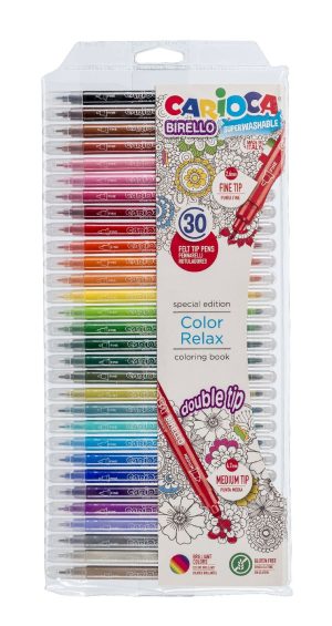 Carioca 30 culori bicoloră Birello CARIOCA
